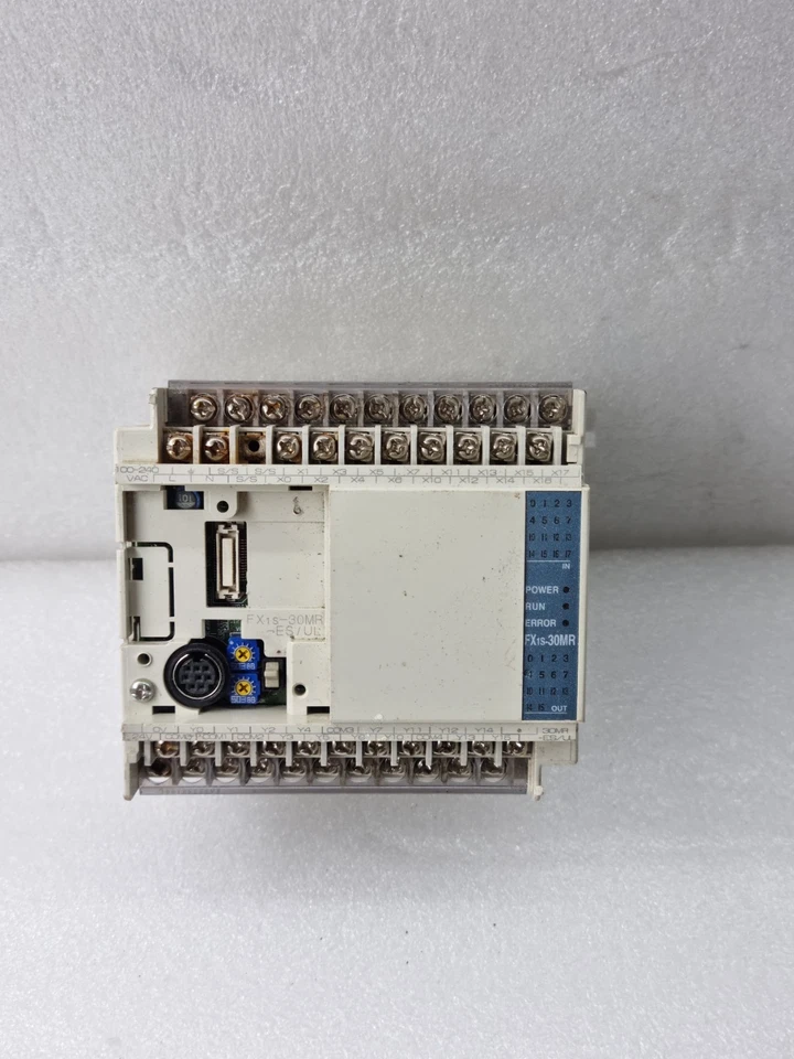 MITSUBISHI FX1S-30MR-ES/UL PROGRAMMABLE CONTROLLER 100-240VAC (USED CONDITION)